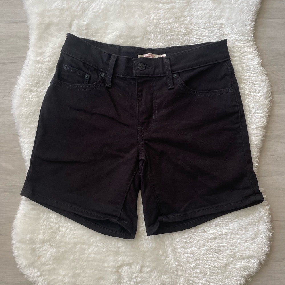Levi’s Black Denim Shorts
